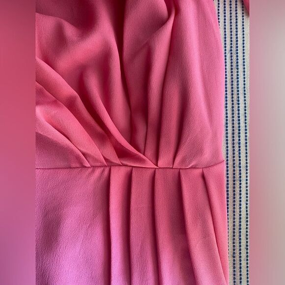 Literature Noir  Mini Dress Womens Size XS Pink Chic Cocktail with Open Back New - Picture 7 of 15